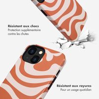 Selencia Coque arrière Vivid Tough iPhone 13 - Dream Swirl Orange