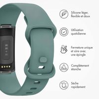 imoshion Bracelet silicone Fitbit Charge 5 / 6 - S - Olive Green