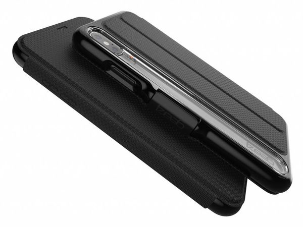 ZAGG Étui de téléphone portefeuille Oxford iPhone Xs Max - Noir