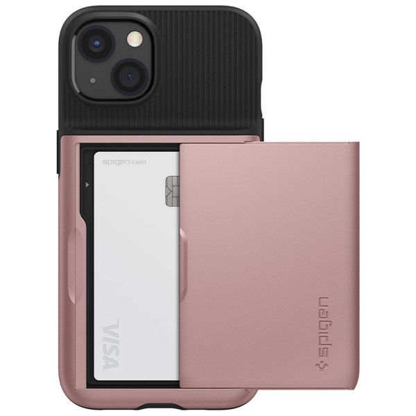 Spigen Coque Slim Armor CS iPhone 13 - Rose Dorée