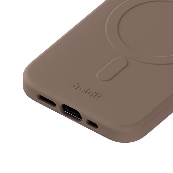 Holdit Coque MagSafe Apple iPhone 12 (Pro) - Mocha Brown