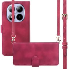 imoshion Etui de télephone portefeuille avec cordon Xiaomi Redmi Note 15 Pro (4G) - Rouge