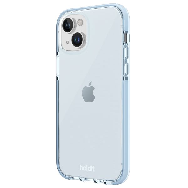 Holdit Coque Seethru iPhone 15 - Mineral Blue