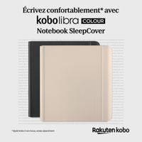 Kobo Étui de liseuse Notebook SleepCover Kobo Libra Colour - Black