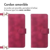 imoshion Etui de télephone portefeuille avec cordon Motorola Edge 70 - Rouge