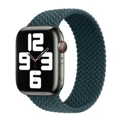 Apple Bracelet Solo tressé Apple Watch | 44/45/46/49 mm - Taille 11 - Rainforest