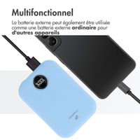 imoshion Batterie externe MagSafe 10.000 mAh - Batterie externe sans fil - Bleu ciel