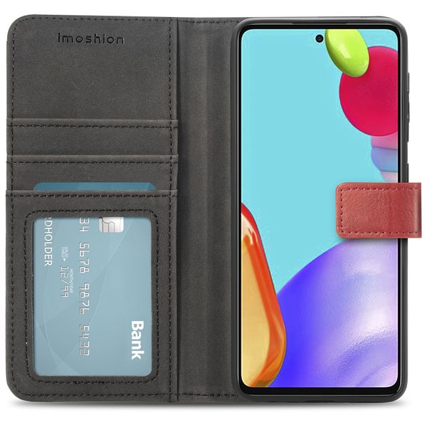 imoshion Étui de télephone portefeuille Samsung Galaxy A52(s) (5G/4G) - Rouge
