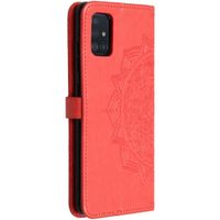 Etui de téléphone portefeuille Mandala Samsung Galaxy A51