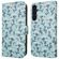 imoshion Étui de téléphone portefeuille Design Samsung Galaxy A55 - Blue Flowers