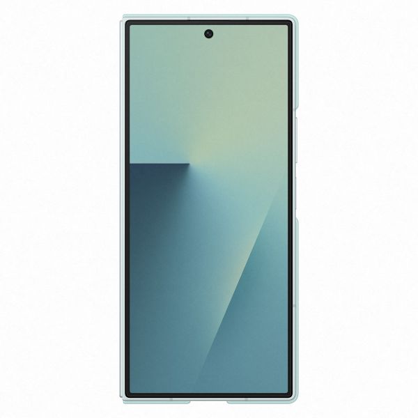 Samsung Coque en silicone avec support Samsung Galaxy Z Fold 7 - Mint