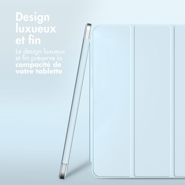 imoshion Magnetic etui de téléphone portefeuille Apple iPad Air 11 pouces (2025) M3 / (2024) M2 / Air 5 (2022) / Air 4 (2020) - Bleu clair