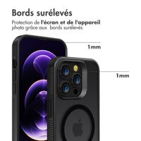 Accezz Coque Givrée Robuste avec MagSafe iPhone 14 Pro - Noir