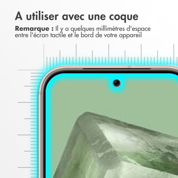 Accezz Protection d'écran en verre trempé 2-pack Google Pixel 8a