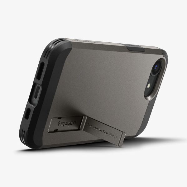 Spigen Coque Tough Armor MagSafe Apple iPhone 16e - Gunmetal