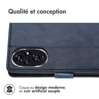 imoshion Étui de téléphone portefeuille Luxe Honor 200 - Bleu foncé