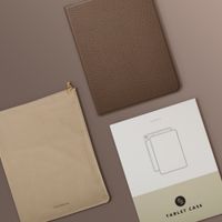 Selencia Coque tablette Riva Samsung Galaxy Tab A11 Plus - Mocha Brown