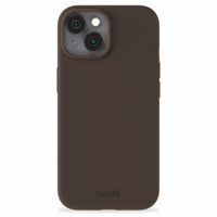 Holdit Coque Silicone Apple iPhone 15 - Chocolate