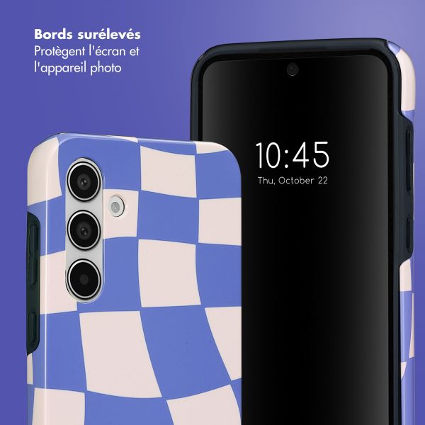 Selencia Coque arrière Vivid Samsung Galaxy A55 - Groovy Sapphire Blue