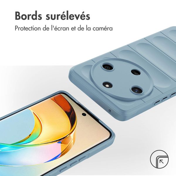 imoshion Coque arrière EasyGrip Honor Magic 6 Lite - Bleu clair