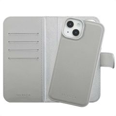 Selencia Étui portefeuille amovible Olyn avec MagSafe Apple iPhone 14 / 13 - Gris
