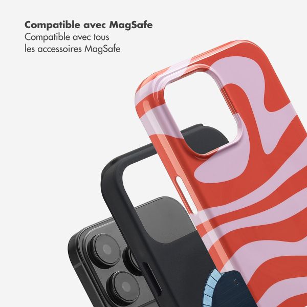 Selencia Coque arrière Vivid avec MagSafe Apple iPhone 16 Pro Max - Dream Swirl Pink