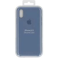 Apple Coque en silicone iPhone Xs / X - Lavender Gray