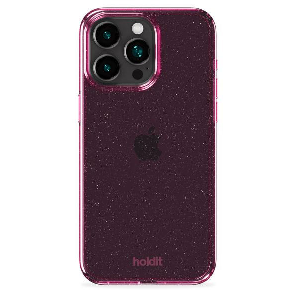 Holdit Coque Pailletée Apple iPhone 15 Pro - Rose