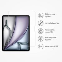 Accezz Protection d'écran en verre trempé avec applicateur iPad Pro 11 (2024) M4