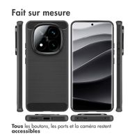 imoshion Coque Brushed Xiaomi Redmi Note 14 Pro Plus (5G) - Noir