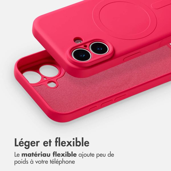 imoshion Coque Couleur avec MagSafe Apple iPhone 17 - Neon Pink