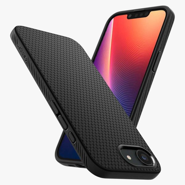 Spigen Coque Liquid Air iPhone 16e - Matte Black