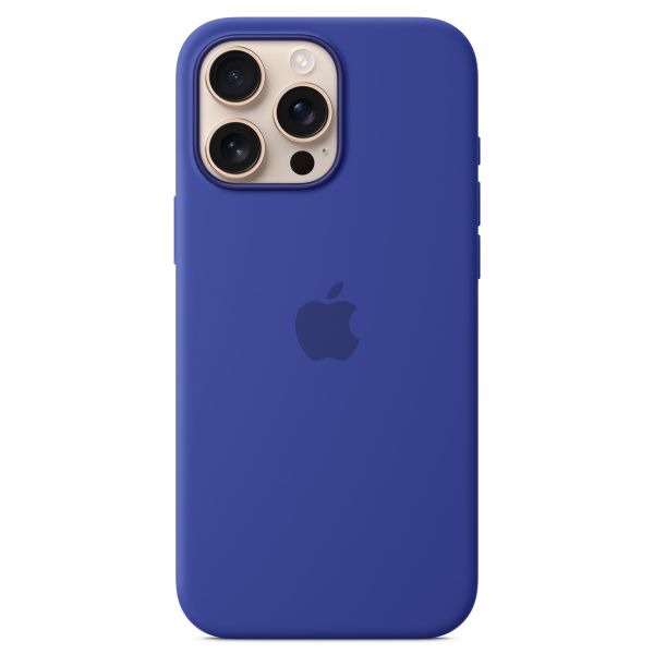 Apple Coque en silicone MagSafe iPhone 16 Pro Max - Ultramarine