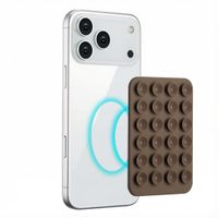 Selencia Support de téléphone à ventouses MagSafe - Taupe