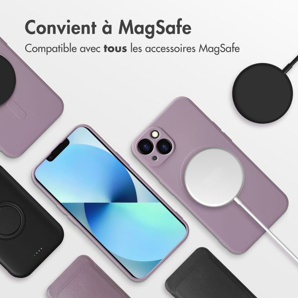 imoshion Coque Couleur avec MagSafe iPhone 13 - Violet