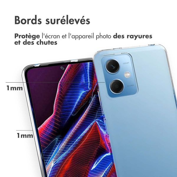 Accezz Coque Clear Xiaomi Poco X5 5G - Transparent