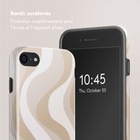 Selencia Coque arrière Vivid Tough iPhone SE (2022 / 2020) / 8 / 7 - Desert Waves Beige