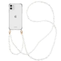 imoshion Coque avec dragonne + bracelet Apple iPhone 11 - Perles Cœurs