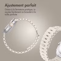 Accezz Bracelet Ocean Apple Watch Series 1 - 11 / SE / Ultra (44/45/46/49 mm) - Lumière stellaire