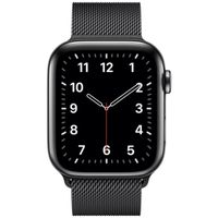 Apple Bracelet à boucle Milanais Apple Watch Series 1 t/m 9 / SE (38/40/41 mm) | Series 10 / 11 (42 mm) - Space Black