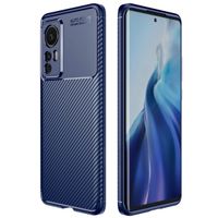 imoshion Coque silicone Carbon Xiaomi 12 / 12X - Bleu