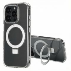 Accezz Coque Ring Stand avec MagSafe Apple iPhone 16 Pro - Transparent