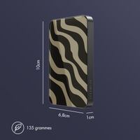 Selencia Powerbank Vivid 5 000 mAh - MagSafe et Qi2 - Black / Swirl Black