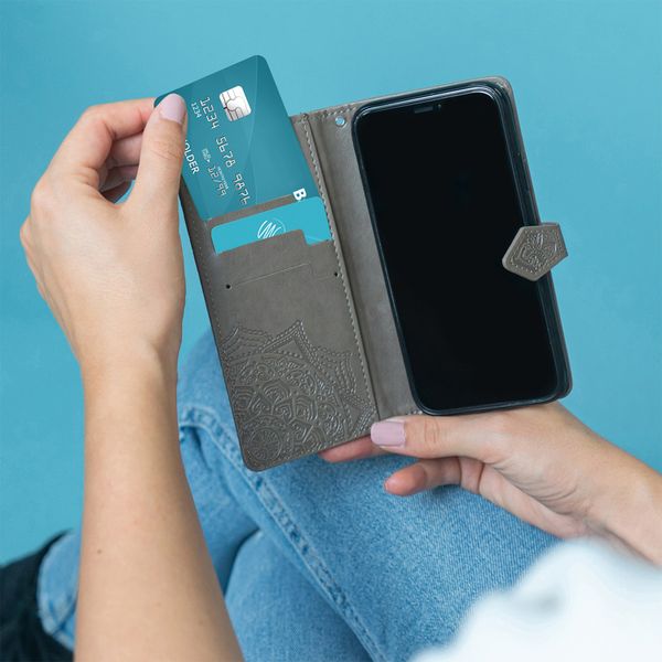 imoshion Etui de télephone Mandala Oppo Reno4 5G - Gris