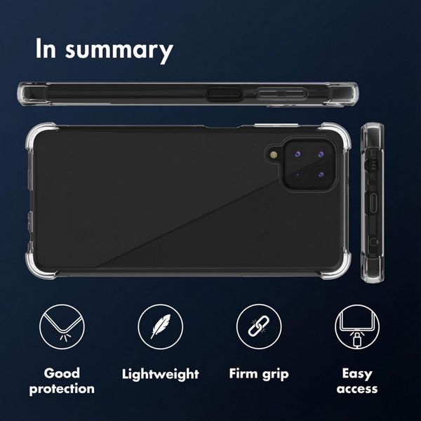 imoshion Shockproof Case Samsung Galaxy A12 - Transparent