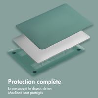 imoshion Coque Laptop MacBook Air 13 pouces (2022 / 2024 M3 chip / 2025 M4 chip) - A2681 / A3113 / A3240 - Vert foncé