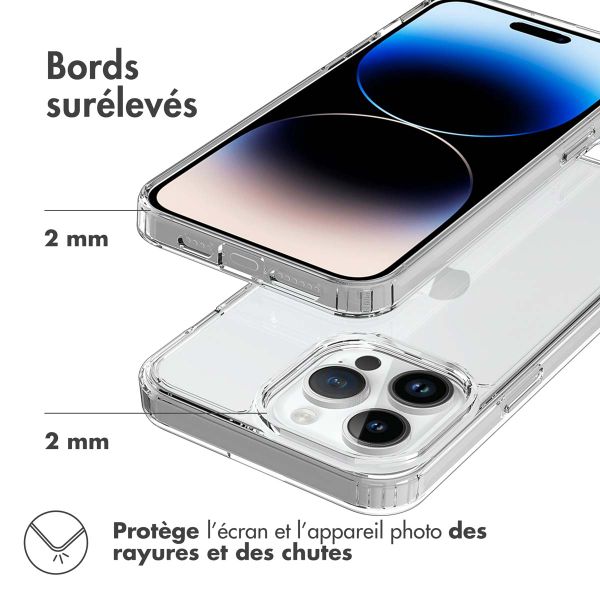 Accezz Coque Xtreme Impact Apple iPhone 15 Pro Max - Transparent