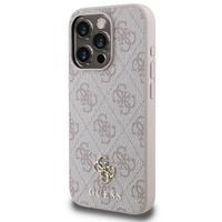 Guess Coque 4G Metal Logo MagSafe iPhone 15 Pro Max - Rose