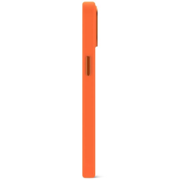 Decoded Coque en silicone MagSafe iPhone 15 - Orange