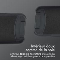 imoshion Coque arrière Color avec cordon amovible et MagSafe Apple iPhone 16 - Noir